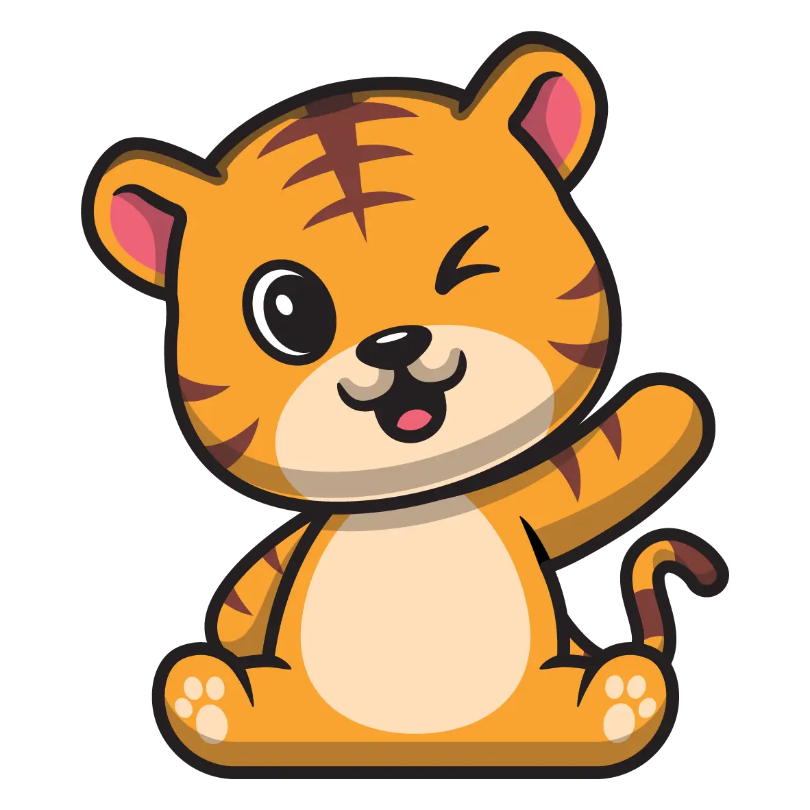 Meeso, the Little Meeso tiger mascot
