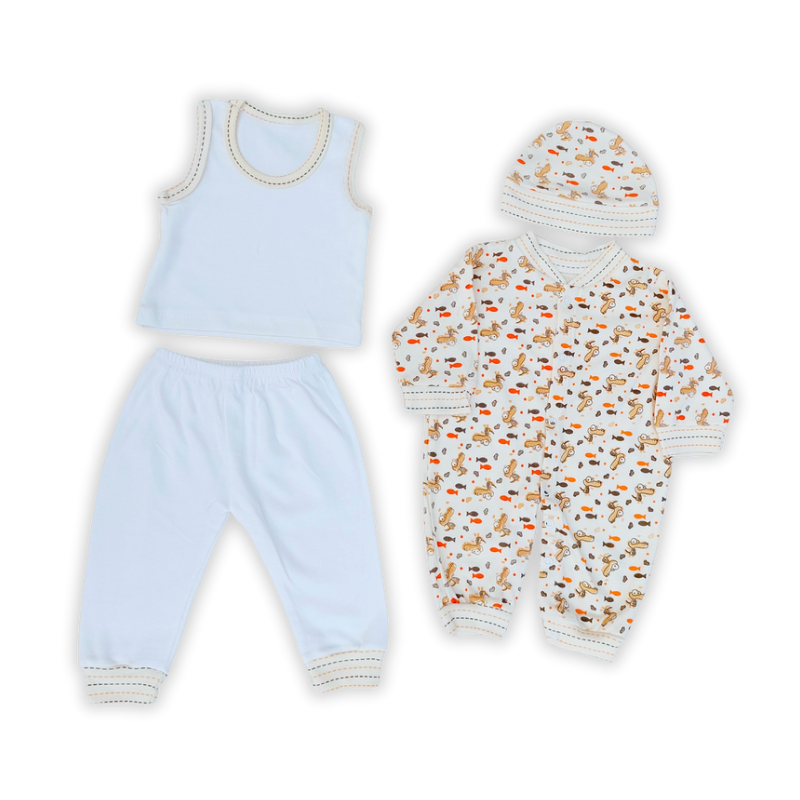 Tiny Croc  8Pc - Beige