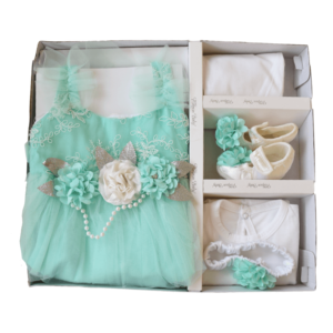 Newborn Baby Girl Gift Set- Aqua