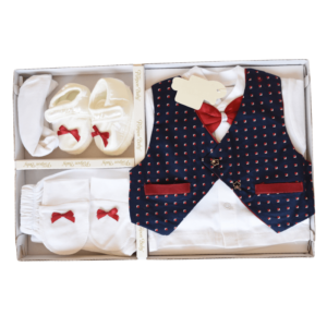 Newborn Baby Boy Gift Set- Maroon