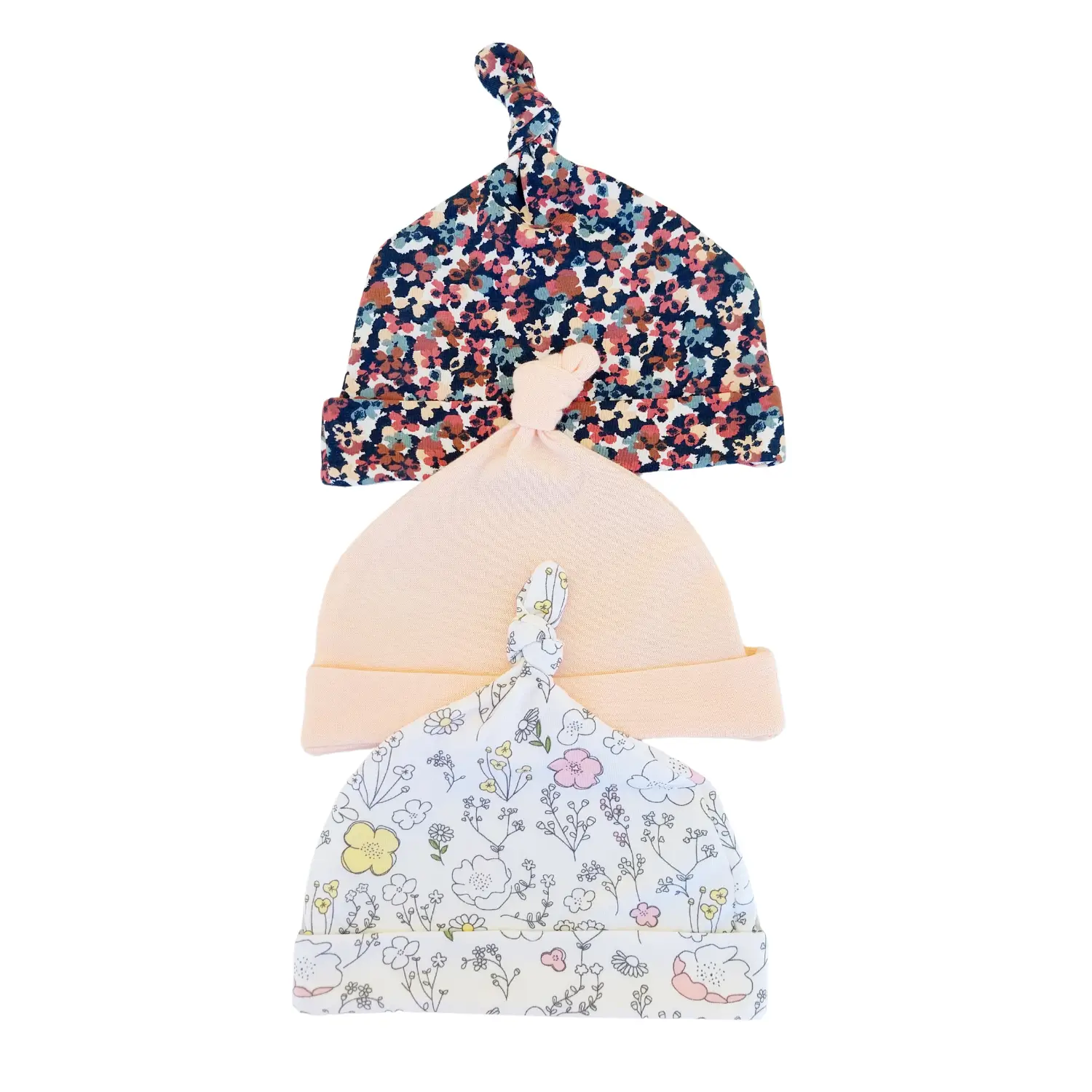 Baby Girl Caps Pack of 3