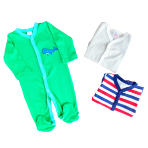 Baby Sleepsuit Set – 3 Pack
