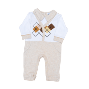 Stylish Everyday Romper- Beige