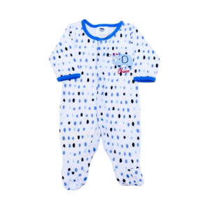 Footed Romper - Dots