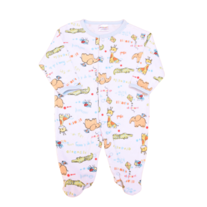 Footed Romper - Jungle