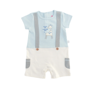 Baby Boy Giraffe Romper