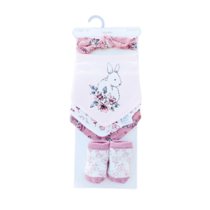Baby Girl Bibs & Socks