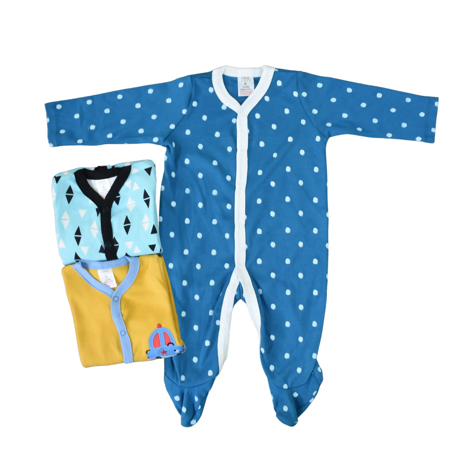 Comfy Sleepsuits - Pack of 3