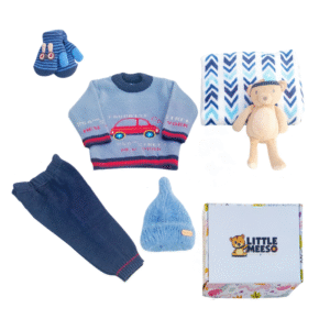 Rabbit Wool Box - Blue